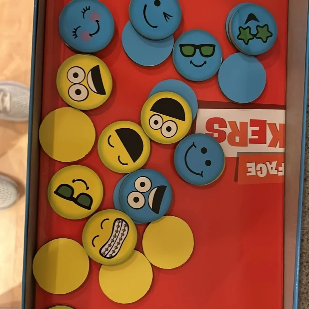 Silly Face Checkers (perfect condition)